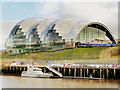 The Sage, across the Tyne in Gateshead