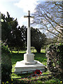 Campsea Ashe War Memorial.   Pass friend - All is well