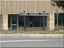 TG1707 : James Watson Road sign by Geographer
