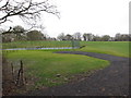 Rural tennis court