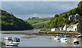 SX2553 : Low tide at East Looe River by Edmund Shaw