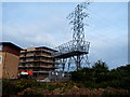 Canalside pylon with platform, Bridgwater