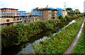 Canalside house construction, Bridgwater