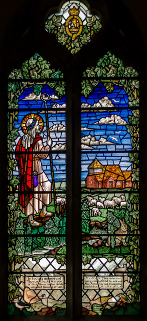 Stained glass window, Ss Peter & Paul... © Julian P Guffogg :: Geograph ...