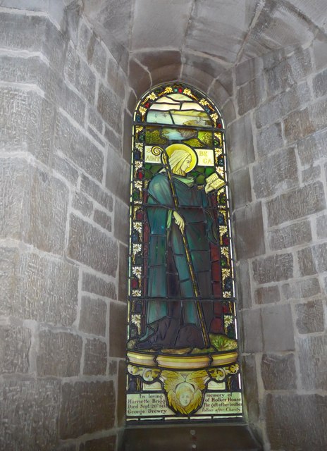 St John the Baptist, Flookburgh: stained glass windows (b)
