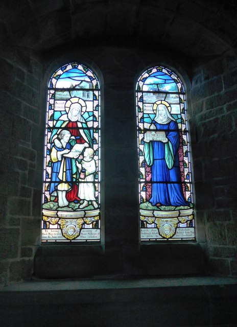 St John the Baptist, Flookburgh: stained glass window (e)