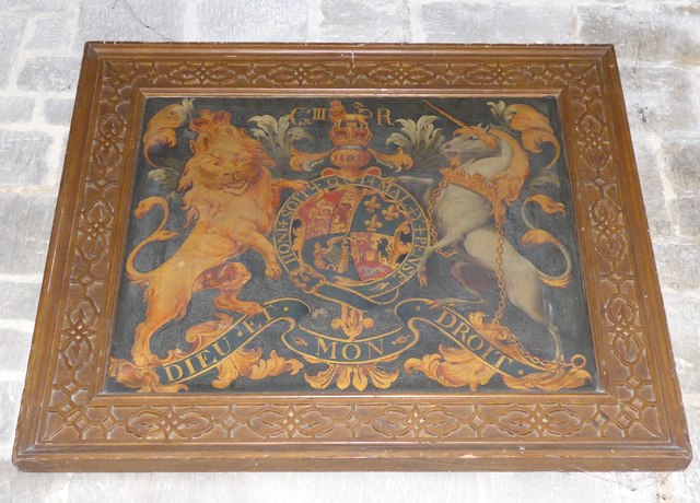 St John the Baptist, Flookburgh: coat of arms
