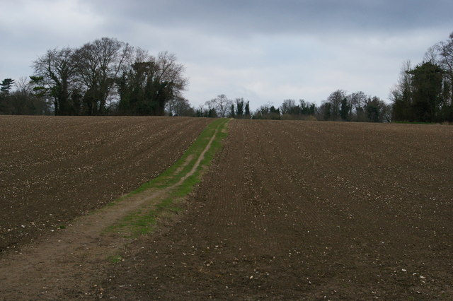 Path from Shire Lane towards Farnborough church