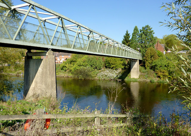  River footbridge near Upper Arley, Worcestershire
