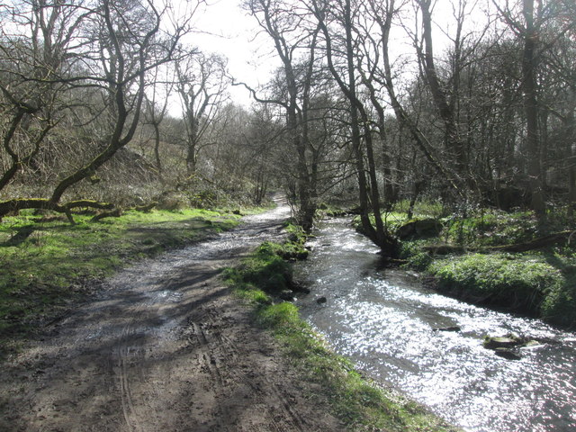 The Dales Way and Meanwood Beck at Weetwood