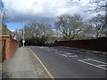 Belmont Road crossing the line of the old Seven Sisters to Palace Gates railway line