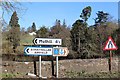 Road signs at Kinkell Bridge