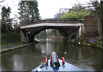 SJ6486 : Bridgewater Canal:  Grappenhall Bridge No 17 by Dr Neil Clifton