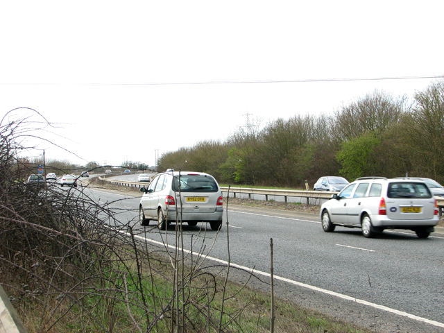 Traffic on the A47 road