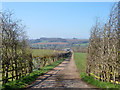 Track to barns