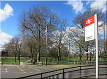 TQ2773 : Outside Wandsworth Common Station by Des Blenkinsopp