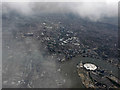 East End of London from the air