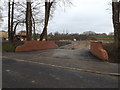 Building site entrance off the A1120