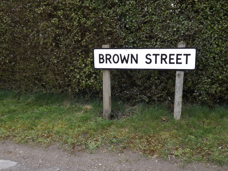 Brown Street sign © Geographer cc-by-sa/2.0 :: Geograph Britain and Ireland