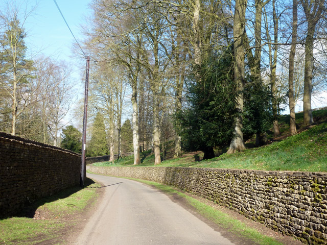 Lane near Haycroft House and Farm