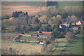 SK9394 : Blyborough Hall and walled gardens:aerial 2015 by Chris