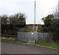 Lineside telecommunications mast west of Llantwit Major