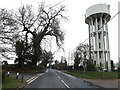 B1113 Station Road & Cotton Water Tower