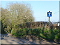 Junction at the road to Mill Farm, near Llanvapley