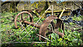 Rusty bogie wheels at Lag Kilmichael