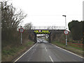 TM0567 : Pound Hill & Pound Hill Railway Bridge by Geographer