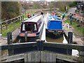 Trent and Mersey Canal:  Sharing a Big Lock