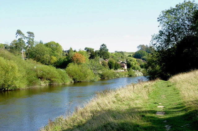 River Severn and footpath near Arley Station, Worcestershire