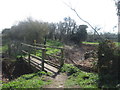 Footbridge over a newly deepened drain east of Welham Bridge