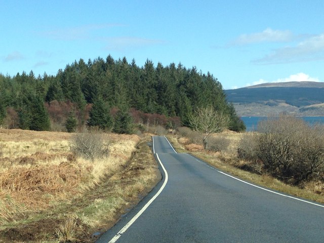 A848 towards Tobermory