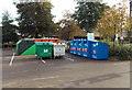 SO5710 : Railway Drive recycling area, Coleford by Jaggery
