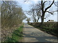 Minor road towards Kirkley March