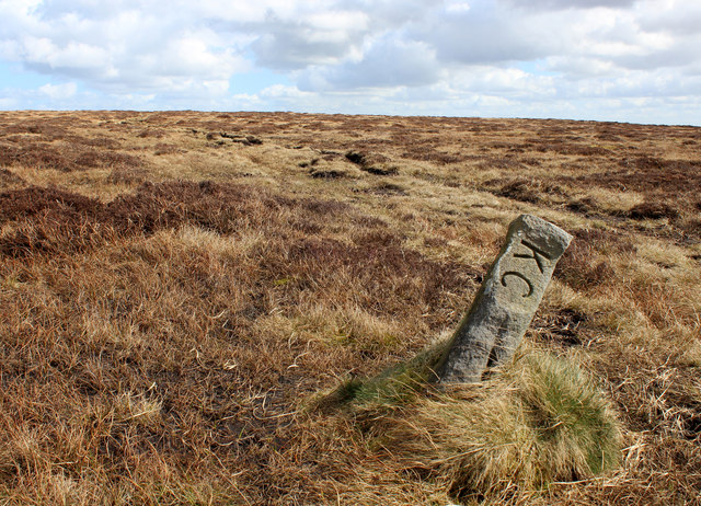 Boundary Stone on Dick Delf Hill