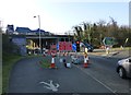 Work on bridge on A1 south of Alnwick