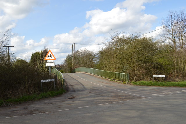 Audley: bridge over former railway line