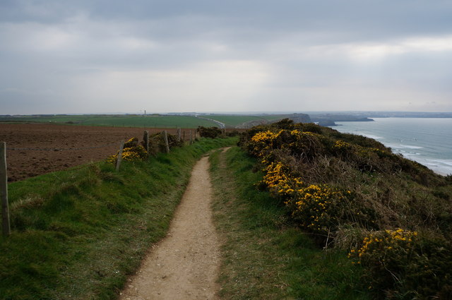 South West coast path towards Watergate Bay