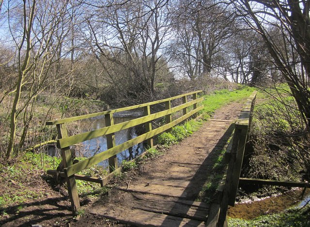 Footbridge by the Crimple