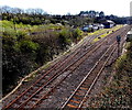 Railway towards Haverfordwest railway station