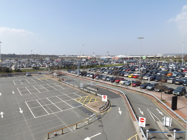 Car park at Liverpool John Lennon... © Richard Hoare cc-by-sa/2.0