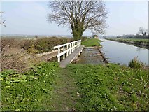 SK7385 : Chesterfield canal overspill weir near Hayton by Steve  Fareham