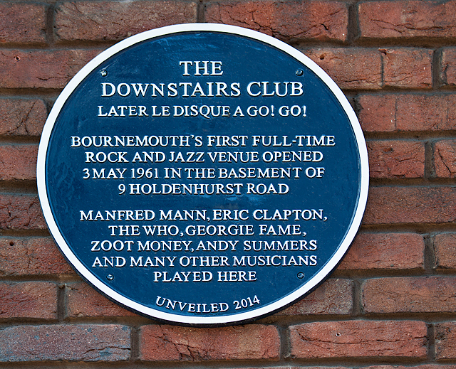 Bournemouth Blue Plaques: No. 30 - the Downstairs Club