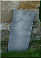 SK6926 : Belvoir Angel headstone, Nether Broughton Churchyard by Alan Murray-Rust