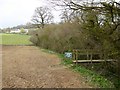 Footbridge for East Devon Way near Streathayne