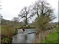 Weir on River Coly west of Colyton