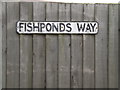 TM0262 : Fishponds Way sign by Geographer