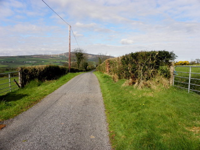 Deers Leep Road, Tattynure © Kenneth Allen cc-by-sa/2.0 :: Geograph ...